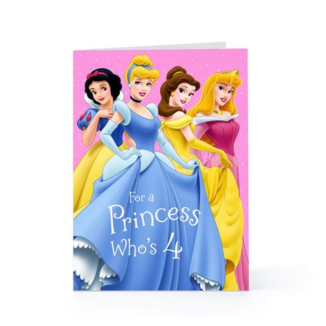 Disney Birthday Card For The Birthday Princess Birthday Greeting