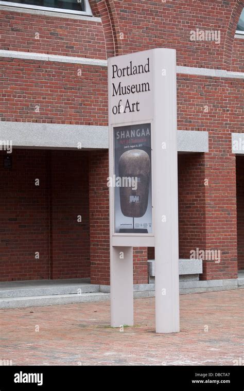 Portland Museum Of Art Is Pictured In Portland Maine Stock Photo Alamy