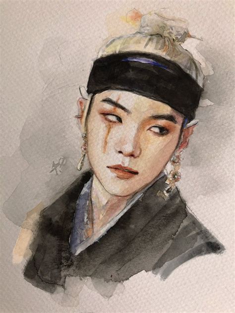 Agust D Daechwita Drawing Daechwita Agust D Fan Art