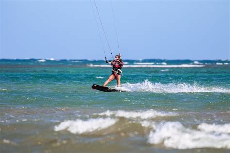 A Woman Kitesurfing · Free Stock Photo