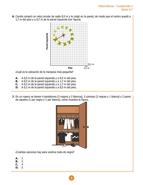 Matem Ticas Grado Sexto Cuadernillo Icfes Pdf