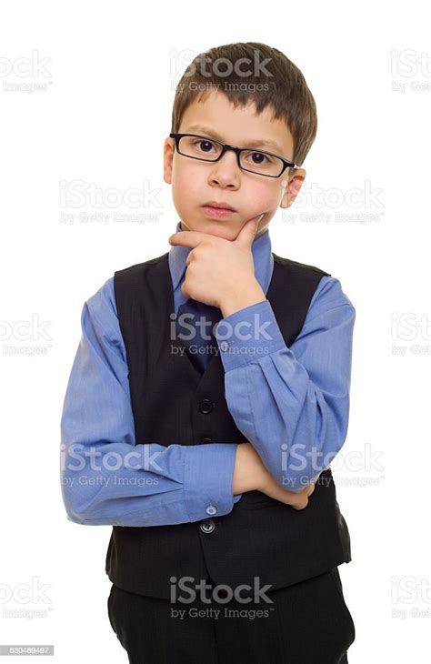 Boy In Suit Stock Photo Download Image Now Black Color Blue Bossy