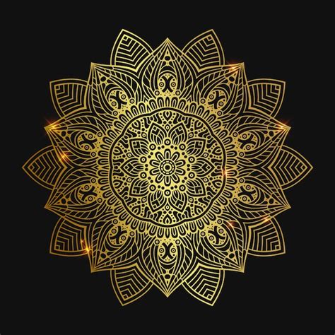 Free Vector Elegant Mandala Background In Lineal Style