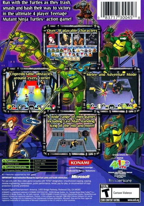 Tmnt Mutant Melee Pc Game - instalzonetoys