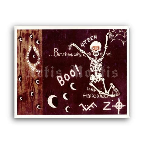 Printable Zodiac Killer Halloween Postcard Serial Killer Letter Poster