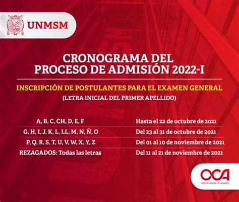 San Marcos nuevo examen de admisión será en 4 fechas entre noviembre y