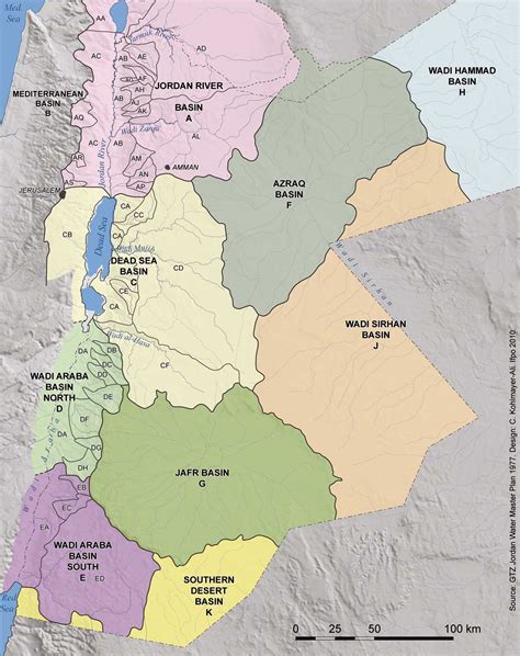 Atlas Of Jordan Over Exploited Water Resources Presses De LIfpo