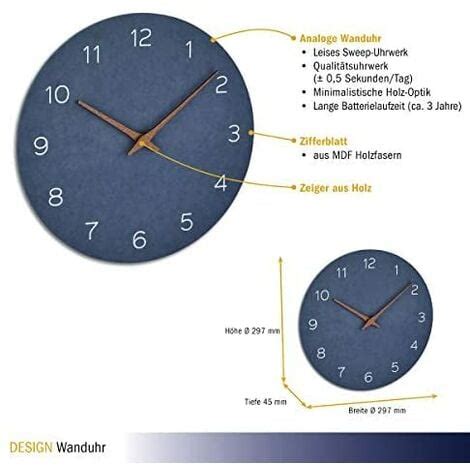 TFA Dostmann 60 3054 06 reloj de mesa o pared Reloj de cuarzo Círculo Azul