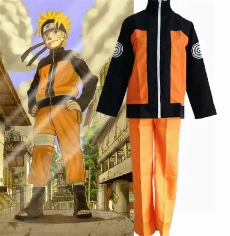 Naruto Shippuden Naruto Uzumaki Ninja 2nd Generation Cosplay Costume