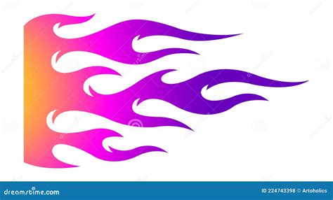 Tribal Flame Motorcycle and Car Decal Vector Graphic Stock Vector ...