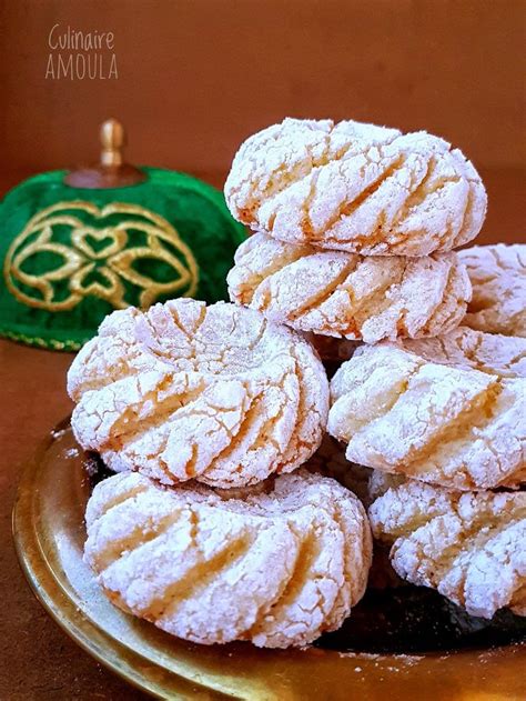 Ghriba Aux Amandes Et Au Citron Mlowza Culinaire Amoula Gateau