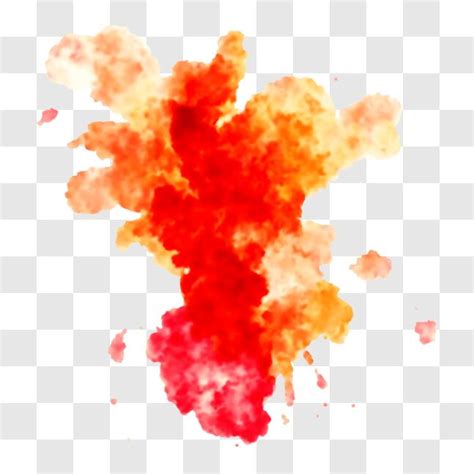 Download Orange And Red Paint Splatter On Black Background Pngs Online