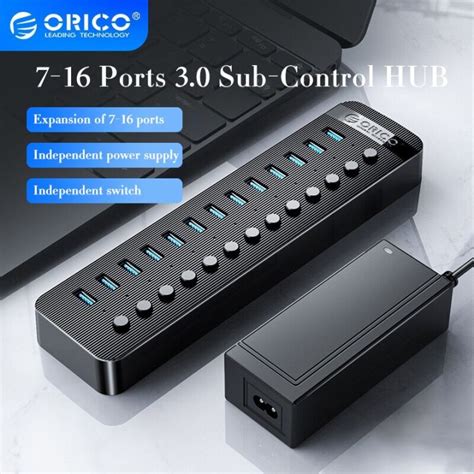 Orico Industrial Usb Hub Splitter Port Usb Otg Splitter