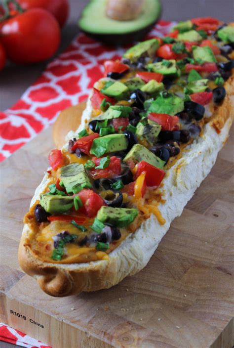 Spicy Black Bean Taco French Bread Pizza Zen Spice