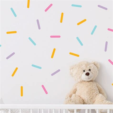 Sprinkles Wall Decals Confetti Room Decal Sprinkles Etsy