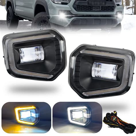 Led Drl Fog Lights Assembly Kit For