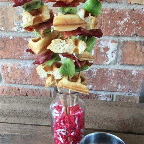 The Best Grilled Bacon Waffle Skewers Recipe