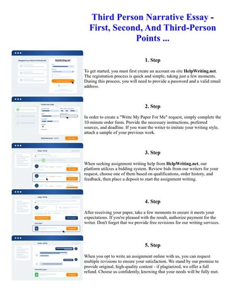 Third Person Narrative Essay - First, Second, And Third-Person Points | PDF