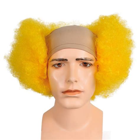 Bald Curly Clown Wig Oriental Trading In 2022 Clown Wig Wigs Balding