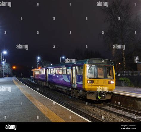 Northern Rail Class 142 Pacer Train 142043 At Darwen Railway Station Working Solo On The Last