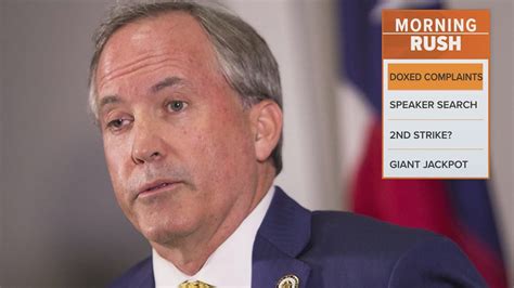 Ken Paxton To File Criminal Complaints Against Texas House Impeachment