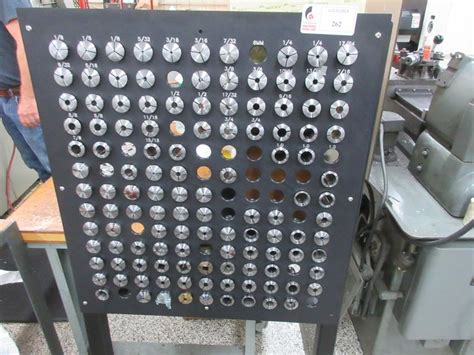 Machines Used 5c Collet Rack And Collets Floor Standing