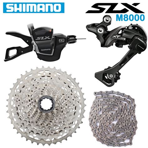 Shimano XT M8000 SLX M7000 1x11 2x11 Speed Groupset For MTB Bicycle