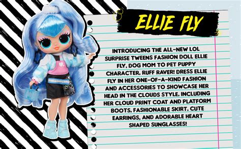 L O L Surprise Tweens Fashion Doll Ellie Fly With Surprises