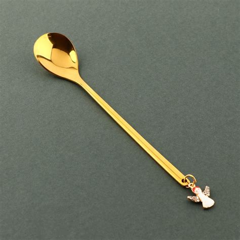 Купить 7705518 Ложка сувенирная с подвесом Счастливого Рождества в ...