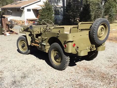 1942 Ford Script Gpw Wwii Jeep Nice Willys Mb For Sale Photos Technical Specifications