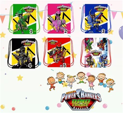 Morralitos Dulceros Personalizados Power Ranger Piezas En Venta En