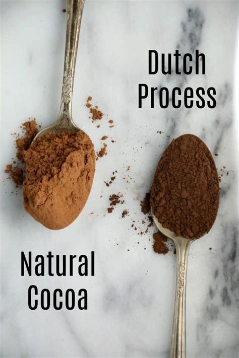 Natural Cocoa Vs Dutch Process Cocoa Powder Boston Girl Bakes