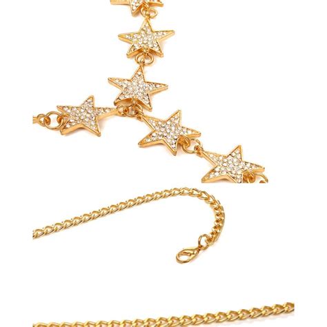 Bijoux bikini chaine de corps cristal synthétique Super X Studio