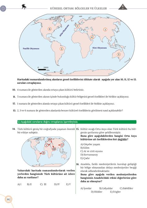 Coğrafya 11 Küresel Ortam Bölgeler ve Ülkeler