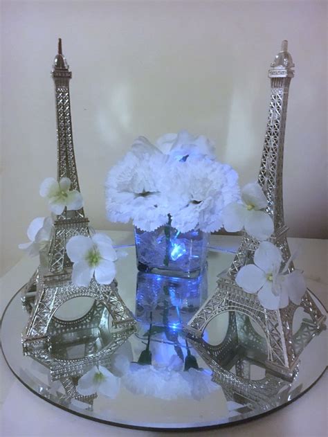 Eiffel Tower Centerpieces Paris Quinceanera Theme Paris Theme Centerpieces Paris Theme Wedding