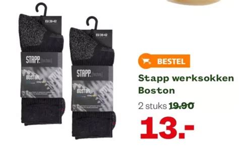 Stapp Werksokken Boston Aanbieding Bij Welkoop