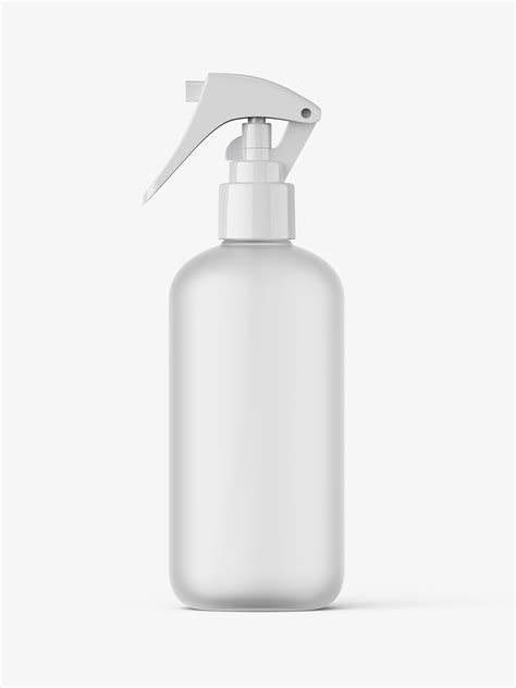 Frosted Trigger Spray Bottle Mockup Smarty Mockups