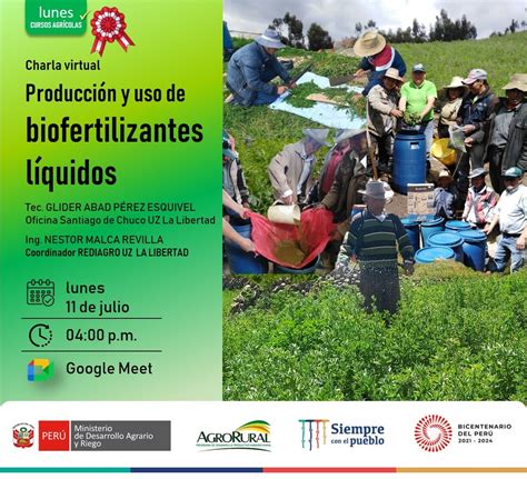 Producción y uso de biofertilizantes líquidos Campañas Programa de