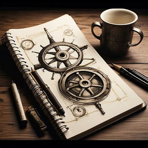 Vintage Nautical Compass Art Print Free Stock Photo - Public Domain ...