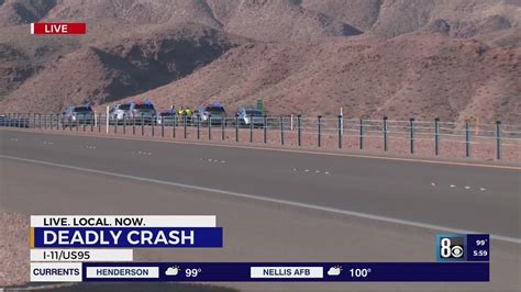 2 Dead In Wrong Way Suspected Dui Crash Near Boulder City Youtube