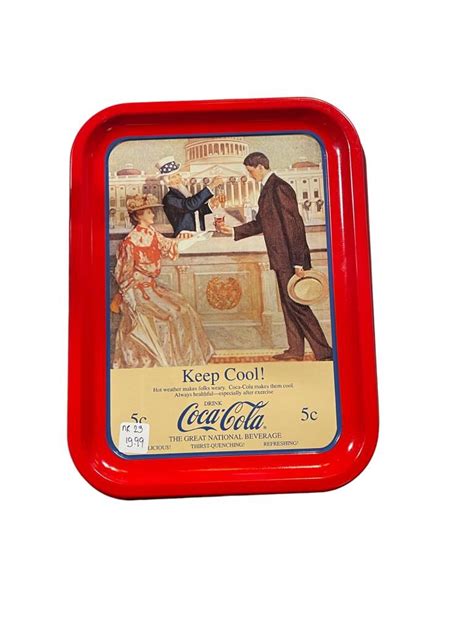 Coca Cola Dienblad Keep Cool Gamecastle Retro