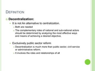 Decentralization | PPT