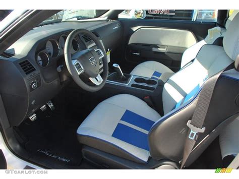 Pearl White/Blue Interior 2011 Dodge Challenger SRT8 392 Inaugural ...