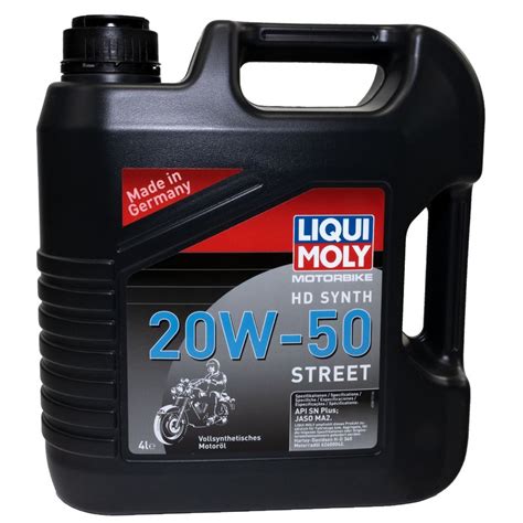 LIQUI MOLY Motoröl Street 20W 50 HD SYNTH 4 Liter online im MVH S 54 95