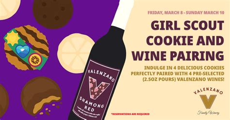 Girl Scout Cookie And Wine Pairing Garden State Wine Growers Association