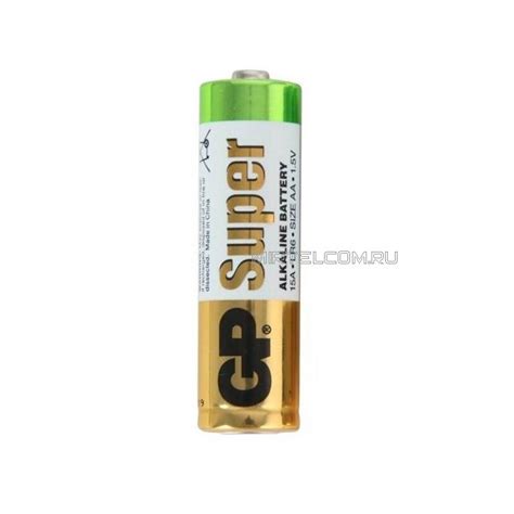 Элементы питания (батарейки): Батарейка AA GP Super Alkaline 15A LR6