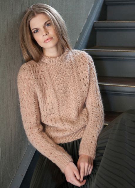 Pulli Mit Zopf Wellenmuster Und Perlmuster Pattern By Lana Grossa