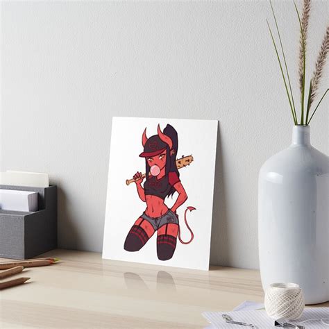 Meru The Succubus Kawaii Erotic Sexy Hentai Itchii Art Board Print By