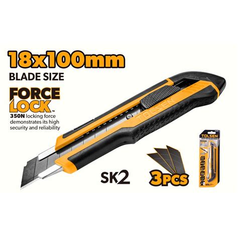Фреза 18x100 mm Force Lock, Sk2 с 3 резервни ножа, Industrial, Tolsen ...