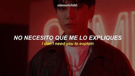 Jungkook 정국 Somebody Traducida al español Lyrics YouTube